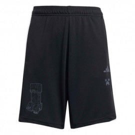 ADIDAS Shorts Sportivi Piquet Nero Bambino
