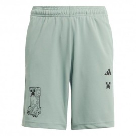 ADIDAS Shorts Sportivi Piquet Verde Bambino