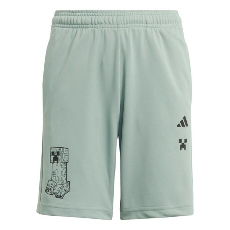 ADIDAS Shorts Sportivi Piquet Verde Bambino