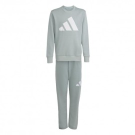ADIDAS Tuta Sportiva Girocollo Verde Bambina