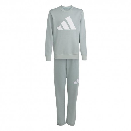 ADIDAS Tuta Sportiva Girocollo Verde Bambina