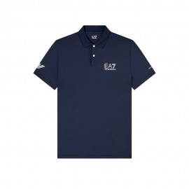 Ea7 Polo Tennis Ventus7 Navy Blue Uomo
