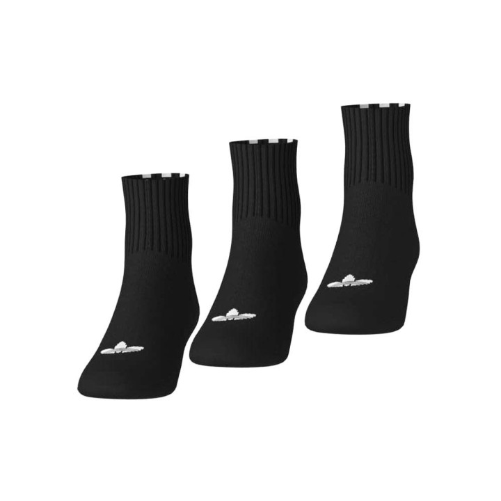 ADIDAS Originals Quarter 3 Back Stripes Calza Quarter 3 Pack Nero