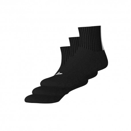 ADIDAS Originals Quarter 3 Back Stripes Calza Quarter 3 Pack Nero