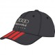 ADIDAS Audi Formula One Team Dna 3 Stripes Cappellino Grigio Rosso