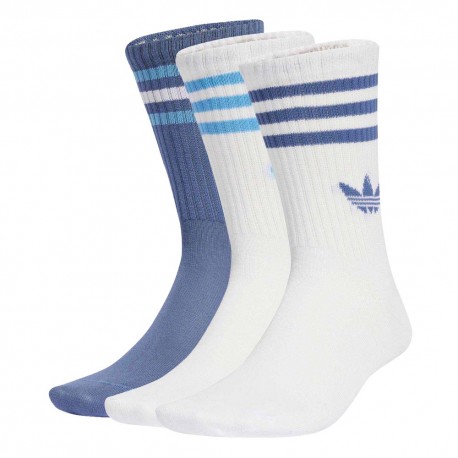Adidas Donna Color Mix 3Stripes Crew S 3Pack Mid M - Calze - Immagine 3