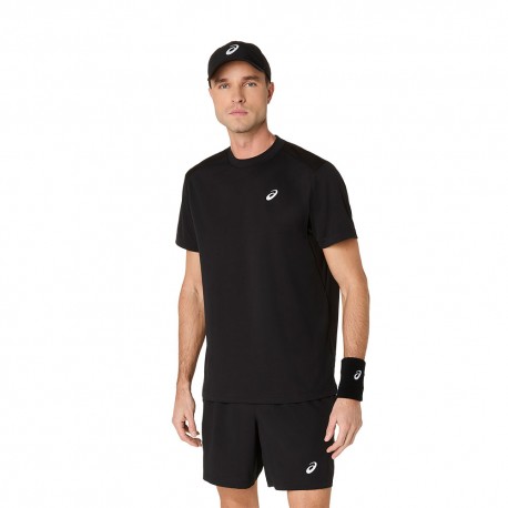 Asics T-Shirt Tennis Court Performance Nero Uomo