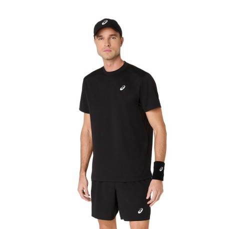 Asics T-Shirt Tennis Court Performance Nero Uomo