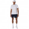 Asics T-Shirt Tennis Court Brilliant Bianco Uomo