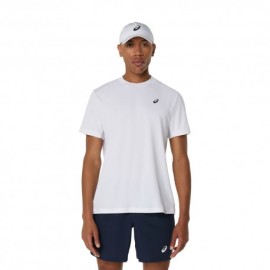 Asics T-Shirt Tennis Court Brilliant Bianco Uomo