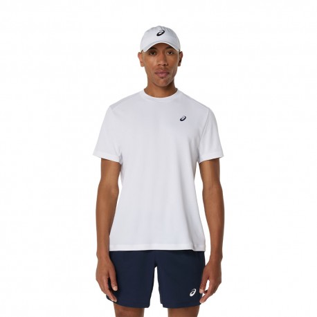 Asics T-Shirt Tennis Court Brilliant Bianco Uomo