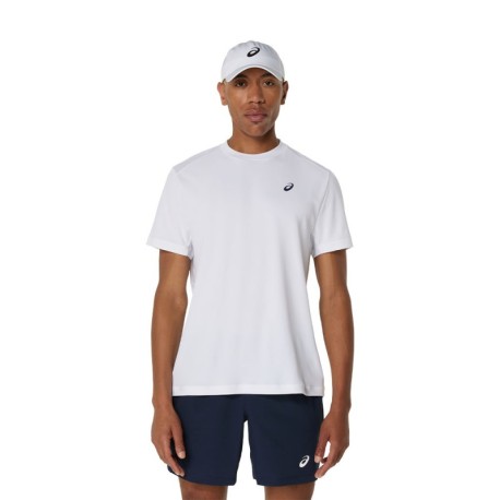 Asics T-Shirt Tennis Court Brilliant Bianco Uomo