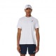 Asics T-Shirt Tennis Court Brilliant Bianco Uomo