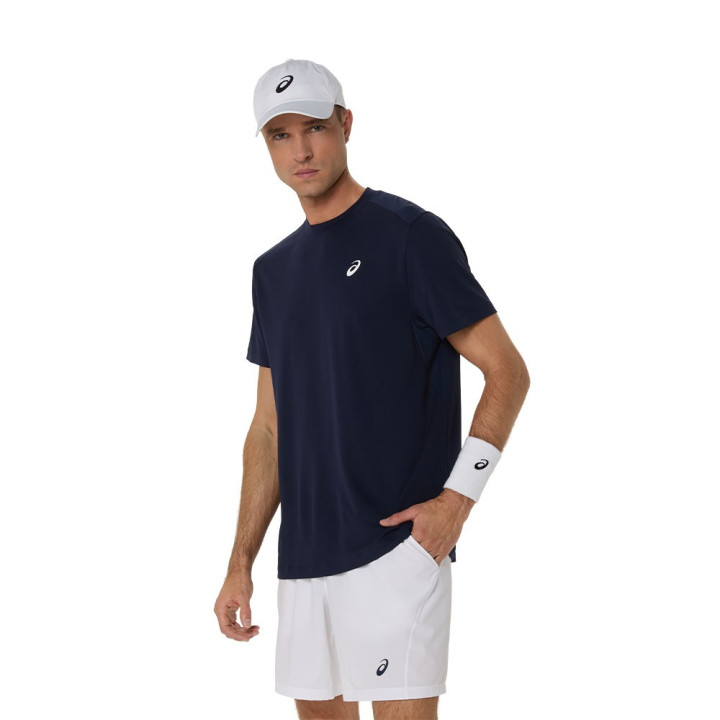 Asics T-Shirt Tennis Court Performance Nero Uomo