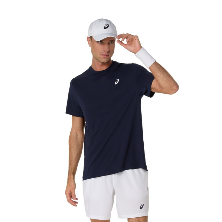 Asics T-Shirt Tennis Court Performance Nero Uomo
