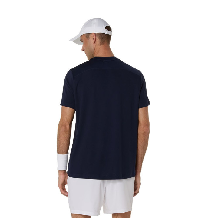 Asics T-Shirt Tennis Court Performance Nero Uomo