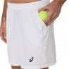Asics Short Tennis Court 7" Brilliant Bianco Uomo