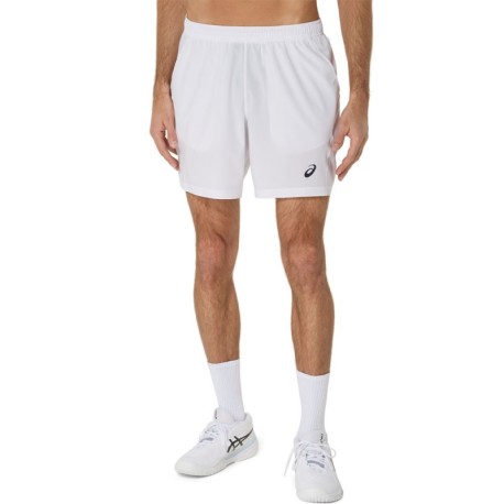Asics Short Tennis Court 7" Brilliant Bianco Uomo