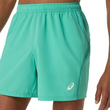 Asics Pantaloncini Tennis Court 7" Aurora Verde Uomo