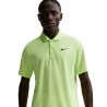 Nike Polo Tennis Court Dri-Fit Liquid Lime Nero Uomo