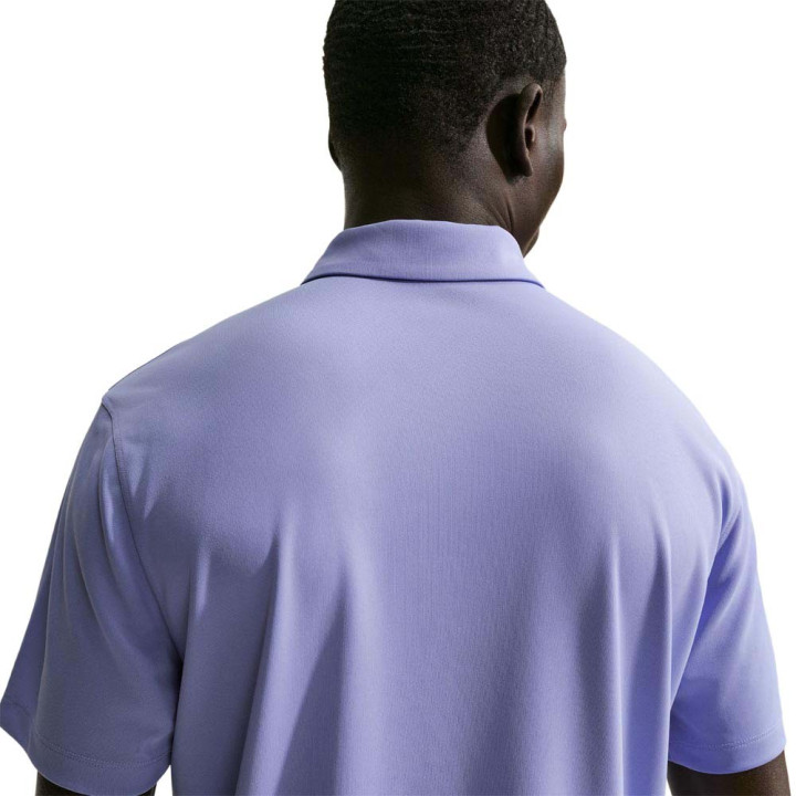 Nike Polo Tennis Court Dri-Fit Light Thistle Bianco Uomo