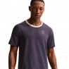 Nike T-Shirt Tennis Court Advantage Dark Raisin Volt Uomo