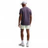 Nike T-Shirt Tennis Court Advantage Dark Raisin Volt Uomo