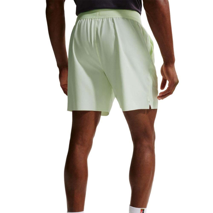 Nike Short Tennis Court Advantage Volt Tint Nero Uomo