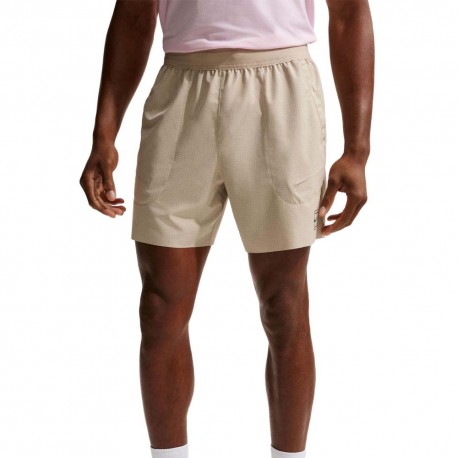 Nike Short Tennis Advantage 6" Desert Khaki Uomo