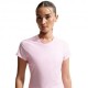 Nike T-Shirt Tennis Victory Rosa Foam Nero Donna
