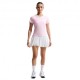 Nike T-Shirt Tennis Victory Rosa Foam Nero Donna