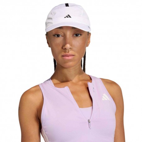 ADIDAS Cappellino Run Adizero Bianco Nero