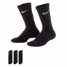 Nike Calze Everyday Tris Pack Nero