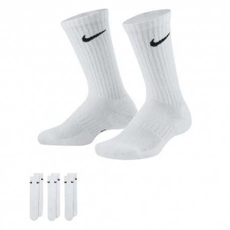 Nike Calze Everyday Tris Pack Bianco M