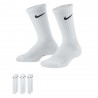Nike Calze Everyday Tris Pack Bianco