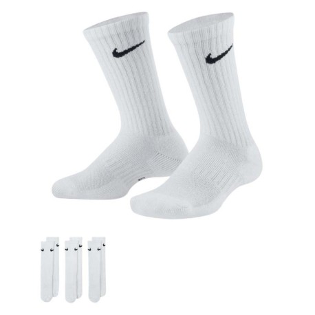 Nike Calze Everyday Tris Pack Bianco