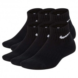 Nike Calze Quorter Pack 6 Nero