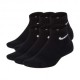 Nike Calze Quorter Pack 6 Nero
