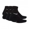 Nike Calze Quorter Pack 6 Nero