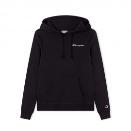 Champion Felpa Con Cappuccio Nero Donna
