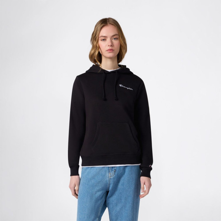 Champion Felpa Con Cappuccio Bianco Donna