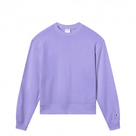 Champion Felpa Girocollo Viola Donna