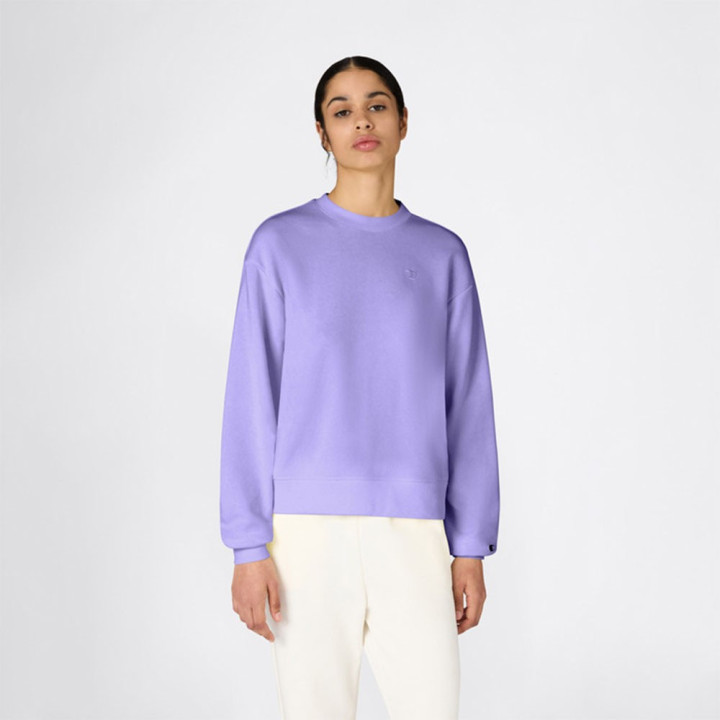 Champion Felpa Girocollo Viola Donna