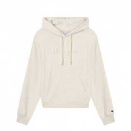 Champion Felpa Logo Tonale Grigio Donna