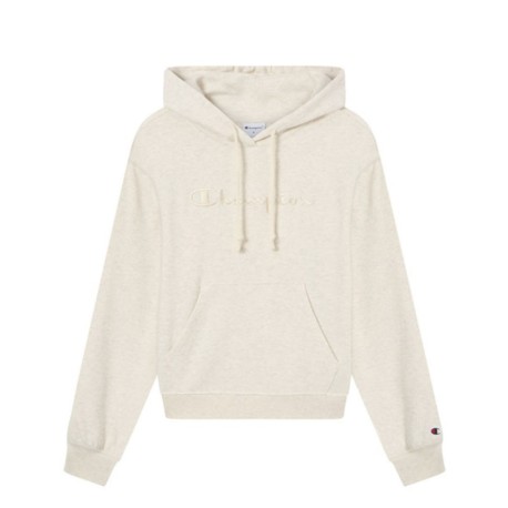 Champion Felpa Logo Tonale Grigio Donna