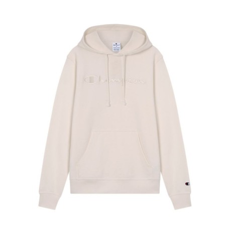 Champion Felpa Logo Tonale Latte Uomo