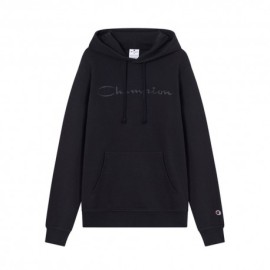 Champion Felpa Logo Tonale Nero Uomo