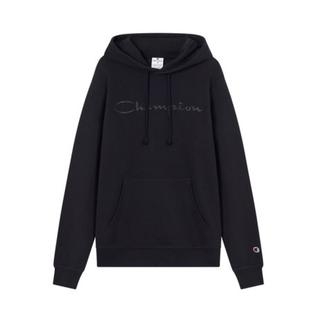 Champion Felpa Logo Tonale Nero Uomo