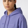 Champion Felpa Logo Tonale Viola Donna
