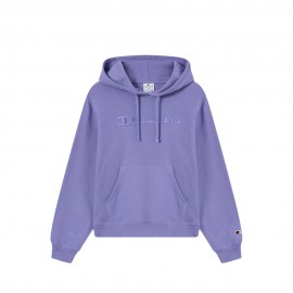 Champion Felpa Logo Tonale Viola Donna